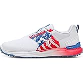 PUMA Golf Ignite Elevate 2 X Volition Spikeless Shoes White/Blue Streak/Strong Red Size 8.5 Medium