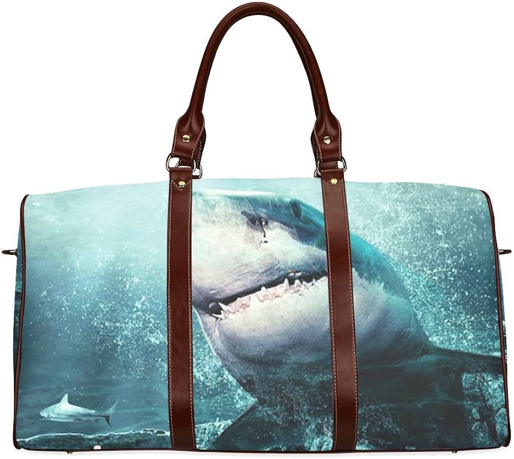 Custom Shark Waterproof Travel Bag/Duffel Bag/Luggage Bag