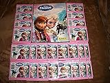 Frozen PANINI Disney Sticker Album W/10 Stickers Plus 24 Sealed Packs