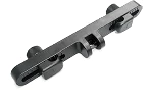 JHKLS Universal Car Headrest Mount Bracket ISOFIX Latch, Car Child Seat Restraint Anchor Mounting Kit for ISOFIX Latch Headrest Bracket 248*29*58mm, Black