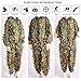 Amoper Ghillie Suit 3D Leafy Hunting Suits, Outdoor Hooded Camouflage Clothing for Man, Gilly Camo Suit with Jacket & Pants