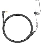 N-ear 360 Flexo Dynamic Braided Fiber Cloth Single Ear Earpiece (3.5mm Connector, 22")