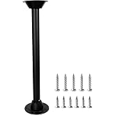 Hoffen Sturdy Boat Table Leg - 29" RV Table Pedestal Stand for Pontoon Boat, RV, Black, Aluminum Alloy