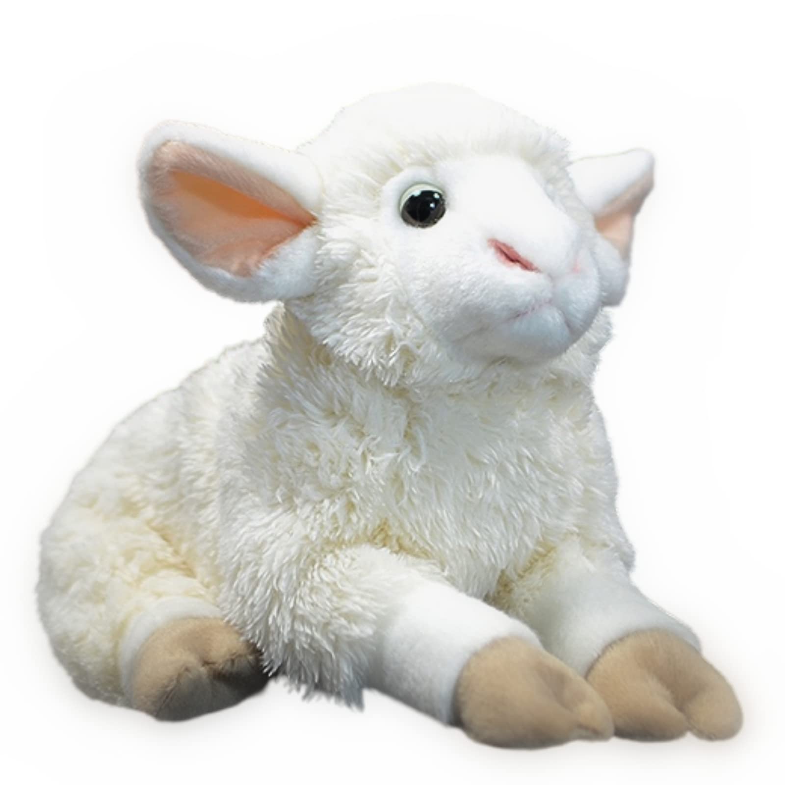 Photo 1 of FRANKIEZHOU Realistic Lamb Stuffed Animal-White 10.24",Lamb Plush Toy, Sheep Stuffed Animal,Soft Girl Toys,Gifts for Kids, Home Decor,Hugging Toy