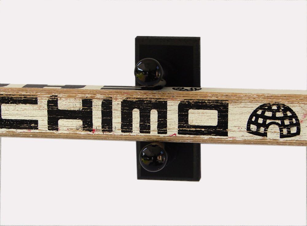 KR Ideas Horizontal Wall Mount for a Hockey Goalie Stick (Made in The USA) (Black) : Hockey Shafts : Sports & Outdoors