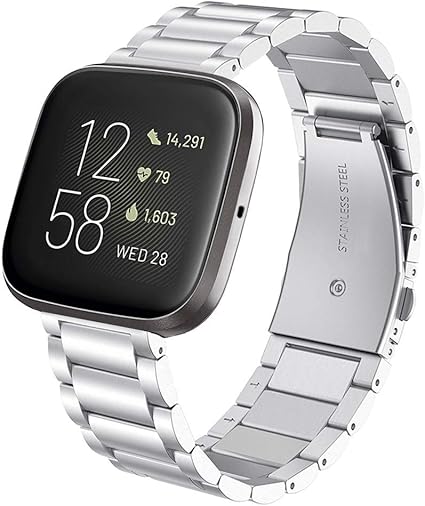 fitbit versa steel band