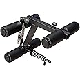 DF106 Leg Curl Leg Extension Attachment – Fully Adjustable for Isolated Leg Training Home Gym – 300 LBS Capacity – Plate Loaded for Standard and Olympic Plate for Strength Training by Deltech Fitness