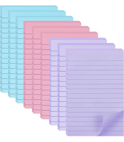 Notas Adhesivas De 7,6 X 7,6 Cm, Blocs Autoadhesivos De Colores Brillantes, Fáciles De Colocar En El Hogar, La Oficina, El Cuaderno, Etc., 8 Blocs Por Paquete