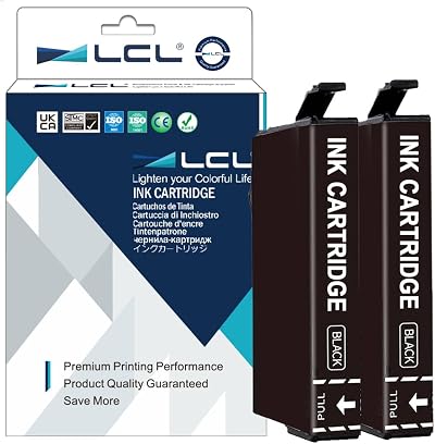 LCL 603 XL Black Ink Cartridges Compatible for Epson Workforce WF WF-2810 XP