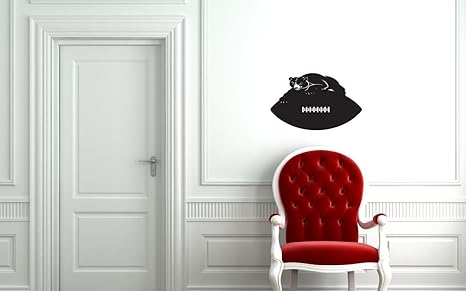 Amazon Co Jp Chicago Bears Nflチームロゴアメリカンフットボールsuperbowlデザイン壁装飾ビニールステッカーデカール壁画gm0468 ホーム キッチン