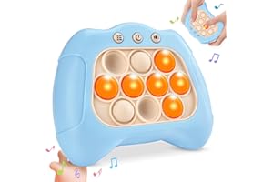 VAKZOVY Upgraded Fast Push Game for Kids 6-12, Pop Sensory Fidget Toys for Kids 8-12 Exercises Reaction Birthday Gifts for Boys and Girls Ages 3-12 Years Old & Up(Blue)