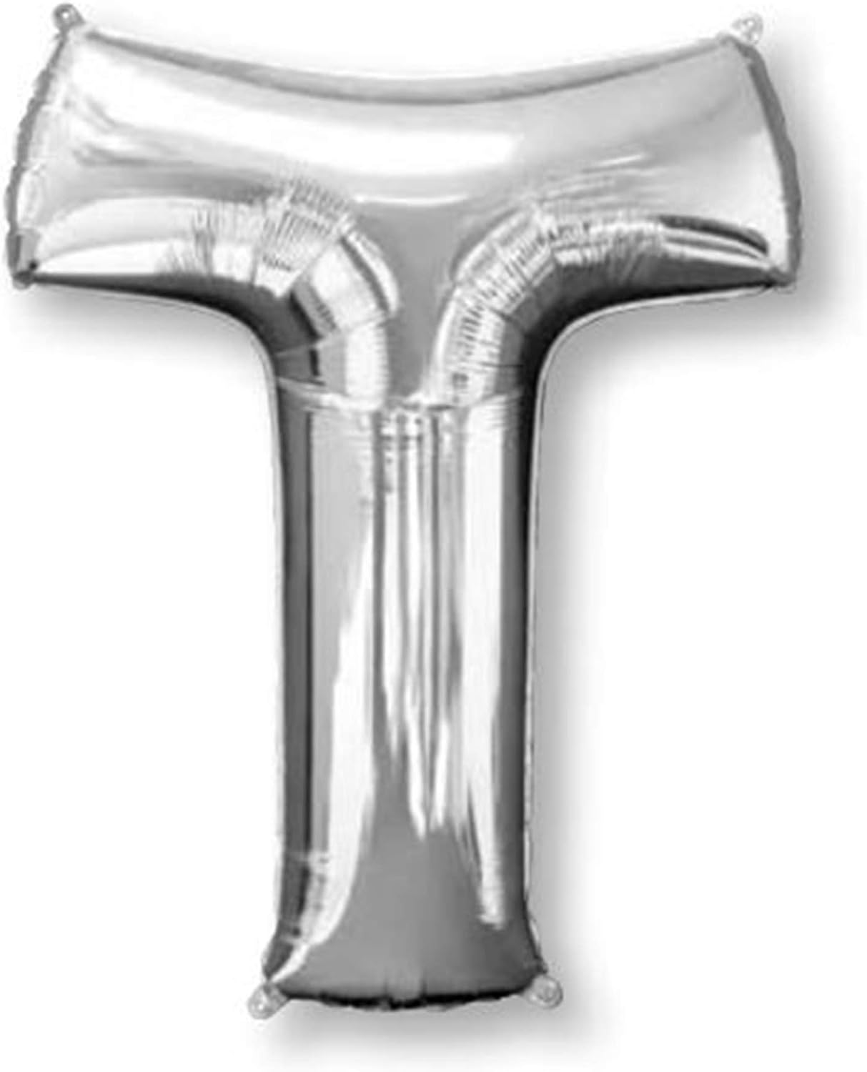 Amscan 3298501 S/Shape: 'T' Silver, 86cm