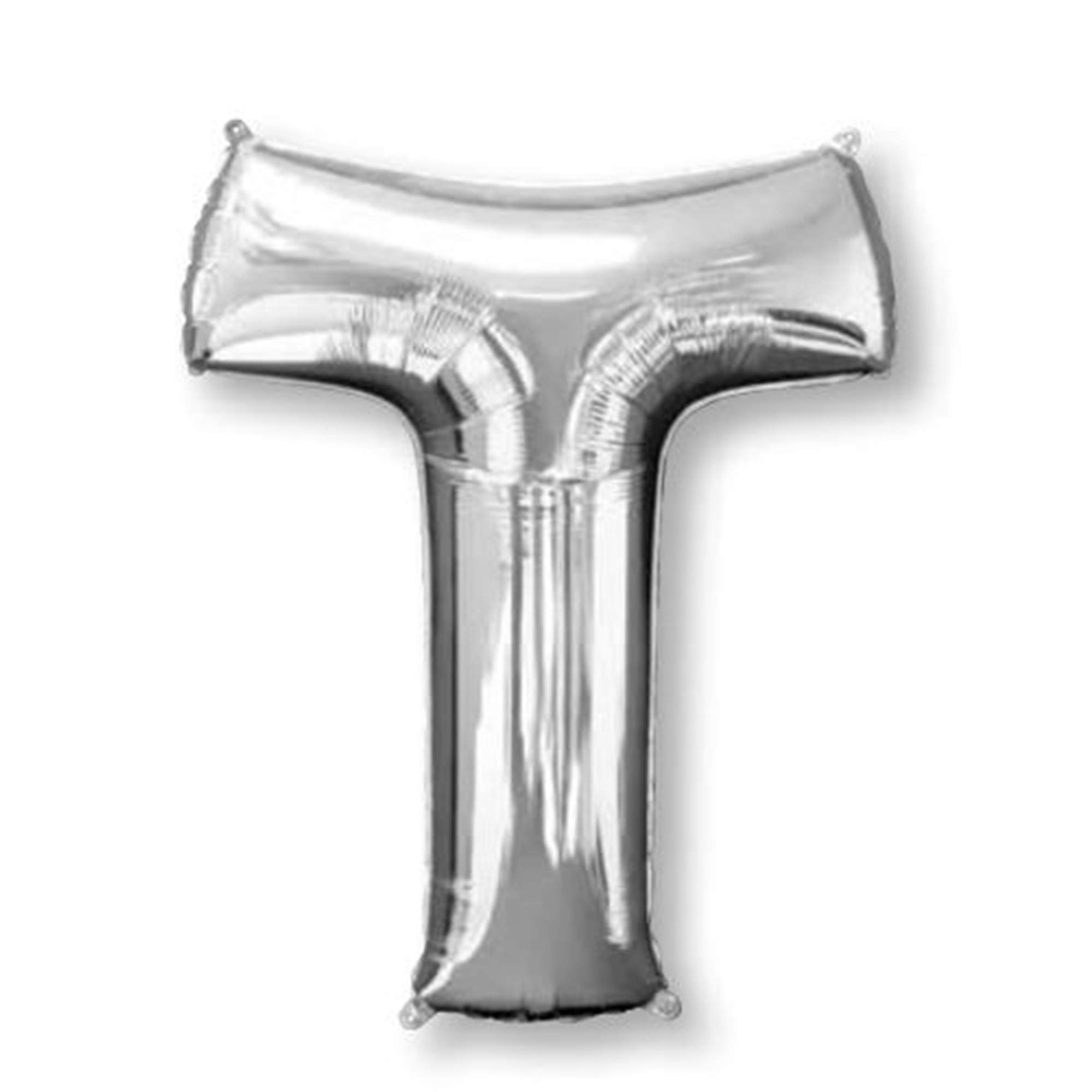 Amscan 3298501 S/Shape: 'T' Silver