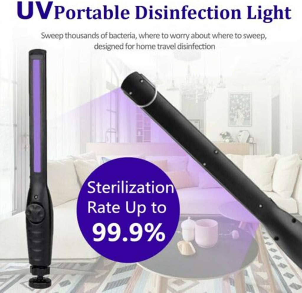 Panzisun LED Masks UVSterilizer Charging Portable SterilizationTube Cleaner Disinfecting Lamp Machine for Mobile Jewelry Small Accessories