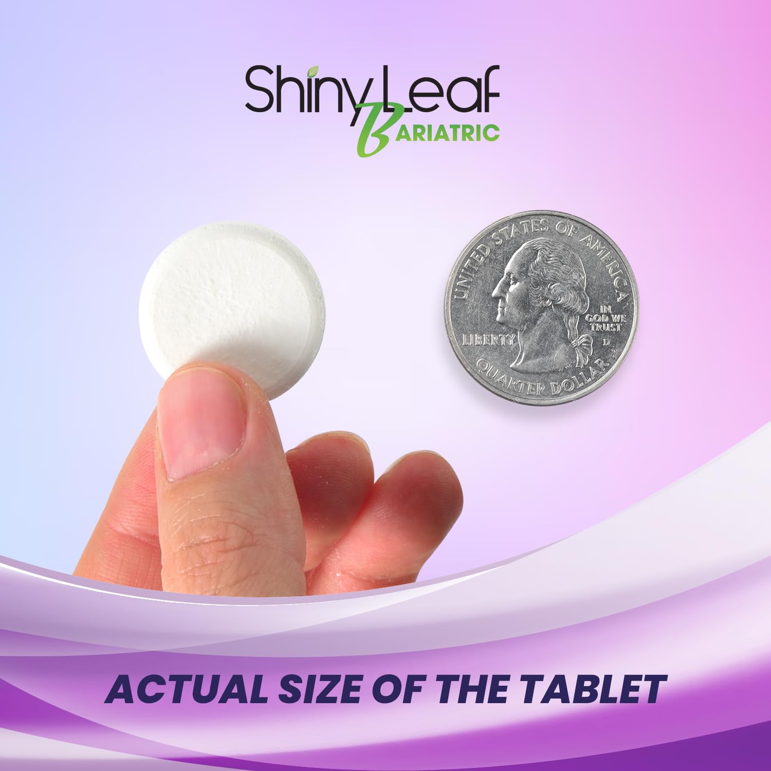 Shiny Leaf Bariatric Calcium Citrate 600 mg Supplement for Bariatric Surgery Patients, 60 Ct Chewable Tablets with Magnesium, Vitamin D3, Natural Cherry Flavor, Vegetarian Formula (1 Month), White