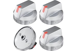 Replacement Stove Knobs for Samsung DG94-03500A - Exact Fit for Gas & Electric Ranges NE63T Series, NE63T8311SS, NE63T8111SS,