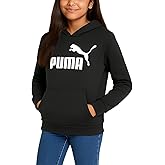 PUMA Girls Sweatshirt - Casual Athletic Performance Hooded Sweatshirt - Soft Fleece Pullover Graphic Hoodies for Girls