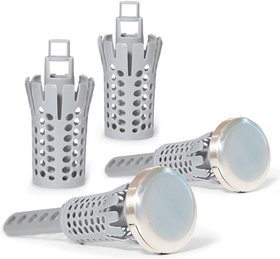 Drain Strain Deluxe Sink Hair Catcher Value Pack 2 Clog Free PopUp
