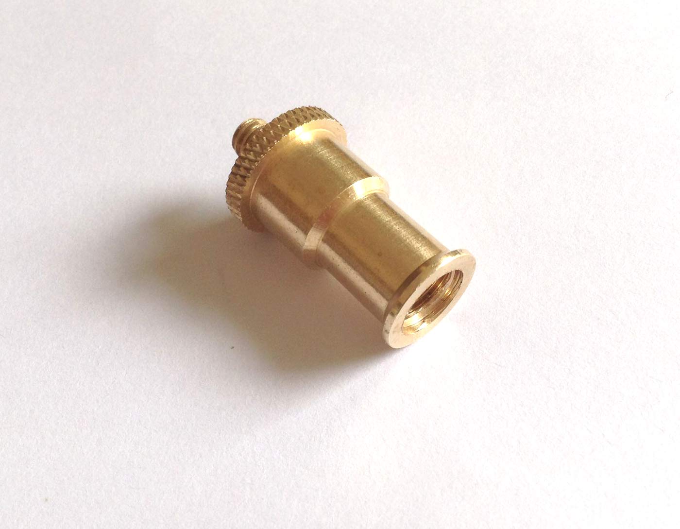 Copper Camera Tripod 1/4 Screw To 5/8 Hole Flash Light Lamp Holder Hot Shoe Boots Platform Quick Mount Plate Transfer Connector Connect Connecting Adapter Photograph Shoot Film Parts Accessories