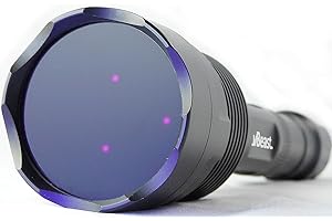 uvBeast V3 365nm Black Light UV Flashlight – High Definition Ultraviolet - HIgh Power and Long Range Professional Grade Beam Best for Professional/Commercial Use – USA Stock