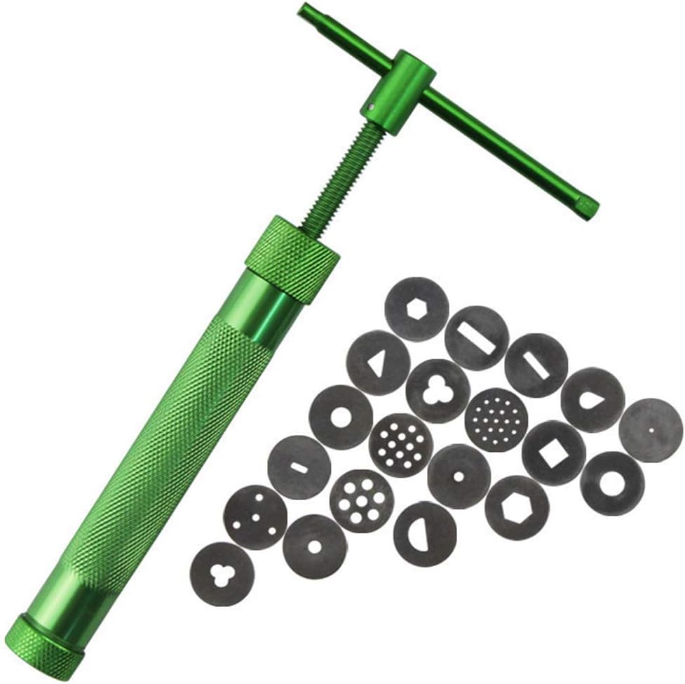 Limeo Sugar Paste Extruder Decoration Tool Clay Extruder Cake Extruder Sugar Paste Clay Extruder Craft Cutter Decorating Tool Fondant Cake Sculpture Stainless Steel Sugar Paste Extruder