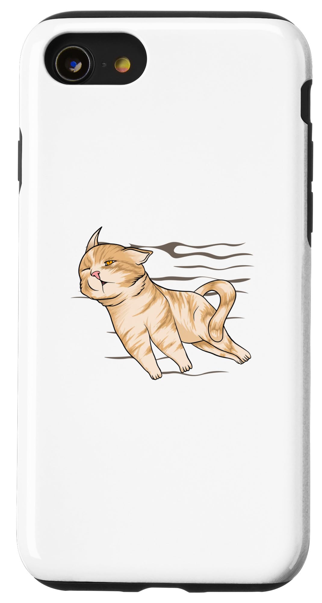 iPhone SE (2020) / 7 / 8 Feel The Summer Breez Funny Meme Cute Cat Summer Vacation Case