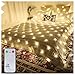Ollny Led Net Mesh Fairy String Decorative Lights Low Vlotage - Christmas Tree-wrap Wedding Outdoor Party Garden Decorations 9.8ft x 6.6ft 200 LEDs 8 modes Warm White(Remote & Timer)