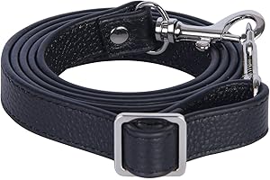 VanEnjoy Full Grain Leather Adjustable Crossbody Straps Replacement - 0.7” Wide, 25”-51” Long