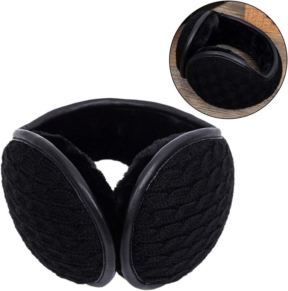 Earmuffs Clothing & Accessories VORCOOL Folding Earmuffs Winter Earmuffs Warm Knitted Ear