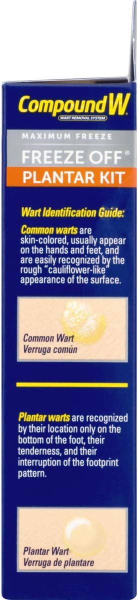 Compound W Freeze Off Plantar Wart Remover Kit, 8 Applications: Health & Personal Care