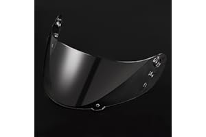 FCKBLSL ICON IC04 Airframe Pro Airmada Airform Motorcycle Helmet Shield Uv Protection Motorcycle Visor Lens Helmets Accessories (Smoke)