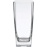 Amazon Basics Serene Coolers Glass Drinkware Set, 16-Ounce, Set of 6