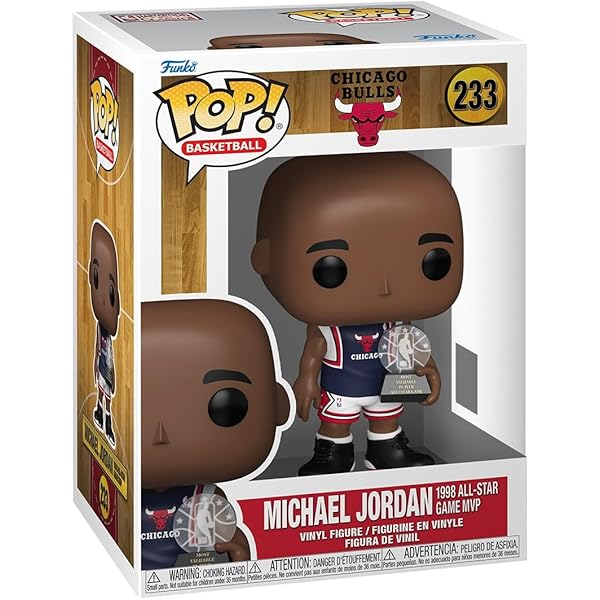 FUNKO POP! マイケル　ジョーダン　シカゴブルズ　4体セット Amazon.com: Funko POP! NBA: Chicago Bulls - Michael Jordan with