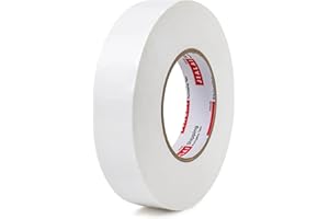JIALAI HOME Industrial Grade White Duct Tape, 1 inch x 60 yds, HeavyDuty, Flexible, No Residue, All-Weather Waterproof Tape, UV Resistant for Crafts & Home Improvement