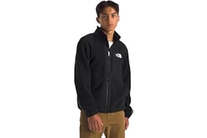 THE NORTH FACE Boy's Yumiori Full Zip Jacket Lightweight Fleece Coat, Embroidered Logo & Secure Zip Chest