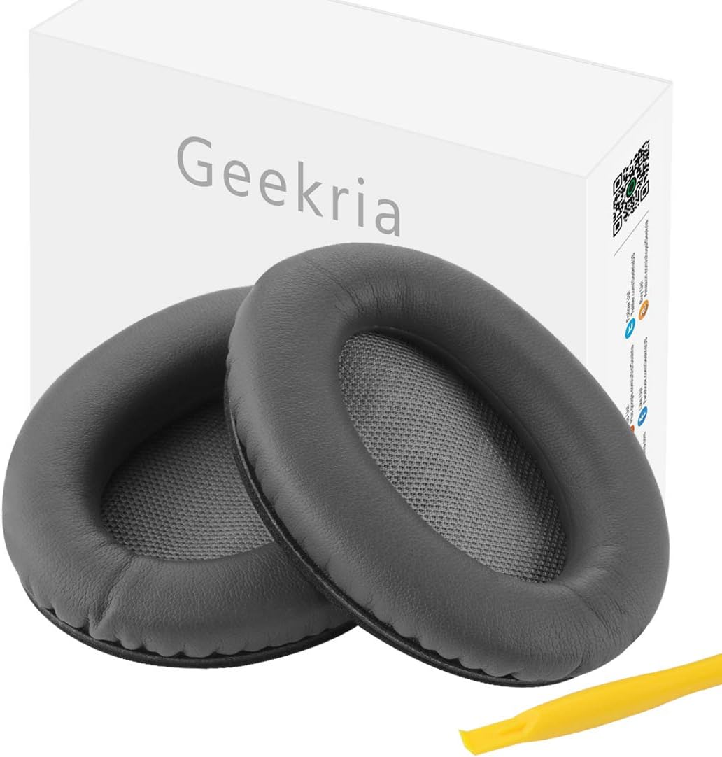 Geekria Replacement Ear Pads for Bose SoundTrue Around-Ear II, QC35, QC25, QC2, QC15, AE2, AE2i