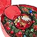 Elf Stor 83-DT5156 Deluxe Red Holiday Christmas Storage Bag for 36