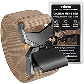 TECEUM Tactical Belt – Heavy-Duty & Quick Release – Military, Work, Rigger, Duty & Utility Belt for Men