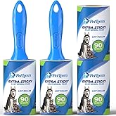 PetLovers Extra Sticky Lint Roller Mega Value Set for Pet Hair Removal, Dog and Cat Lint Remover (4 Pack)