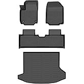 HAFIDI Automotive Floor Mats & Cargo Liner for Chevrolet Equinox 2025 2026 (Not EV) & GMC Terrain 2025 2026 All Weather Protection Full Set- Black