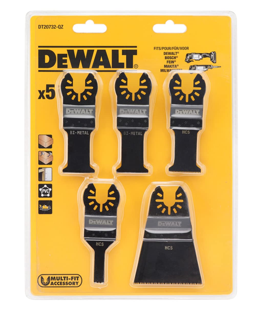 DEWALT Replacement High-Carbon Blades for Industrial Professionals for Rapid Material Removal Featuring 5.0cm Height
