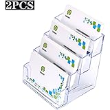 Anruyi 4 Pièces Porte Carte De Visite, Presentoir Carte Porte