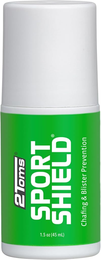 2Toms SportShield Liquid Roll-On 1.5 oz Colourless Anti-Chafe Friction Blister
