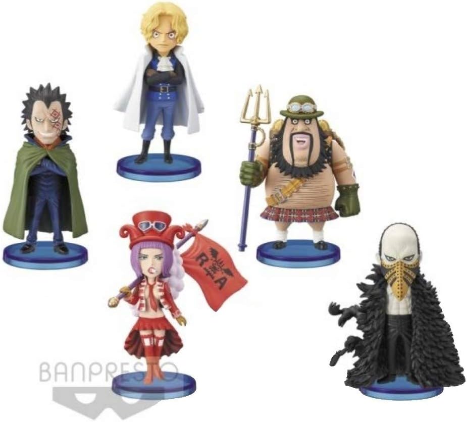 Amazon ワンピース ワールドコレクタブルフィギュア 革命軍 5種セット ドラゴン サボ モーリー ベティ カラス 予約 フィギュア ドール 通販