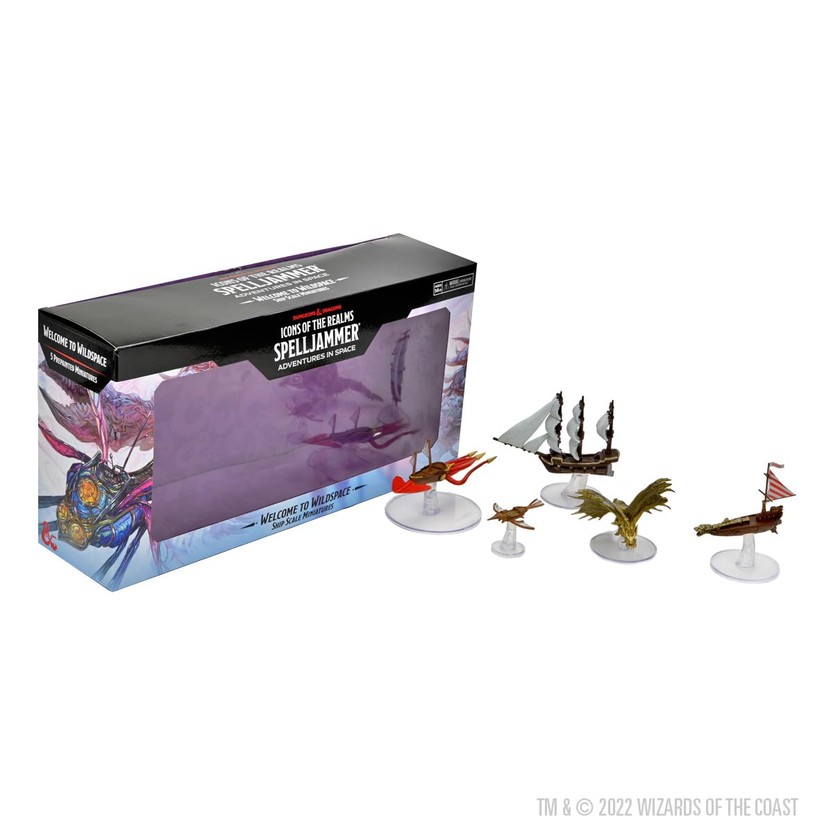 D&D Icons of The Realms: Ship Scale - Welcome to Wildspace - 5 Piece Mini-Figure Set, Dungeons & Dragons