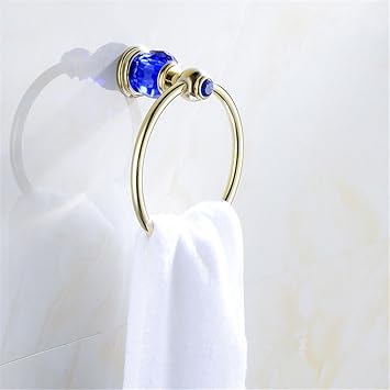 Toallero baño toalla anillo cobre oro toalla anillo toalla ...