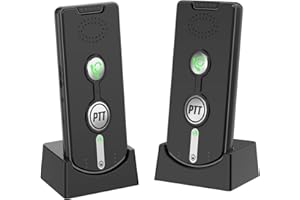 GENERIC 2 Way Wireless Intercom System for Home, 1/2 Mile Long Range, Hands Free Calling, Rechargeable, 120H Standby,Volume Control - Room to Room, Elderly Care, Indoor Outdoor,Use for Home Hospital Hote