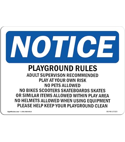 Sigo Signs 'Not A Playground' Keep Out Sign - 18x18 Inch Durable Outdoor HDPE Sign, Made In USA - View #10