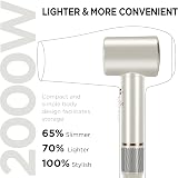 PARWIN PRO BEAUTY Air-Sonic Ionic Hair Dryer 110000 RPM Diffuser LED Auto-Wrap view 8
