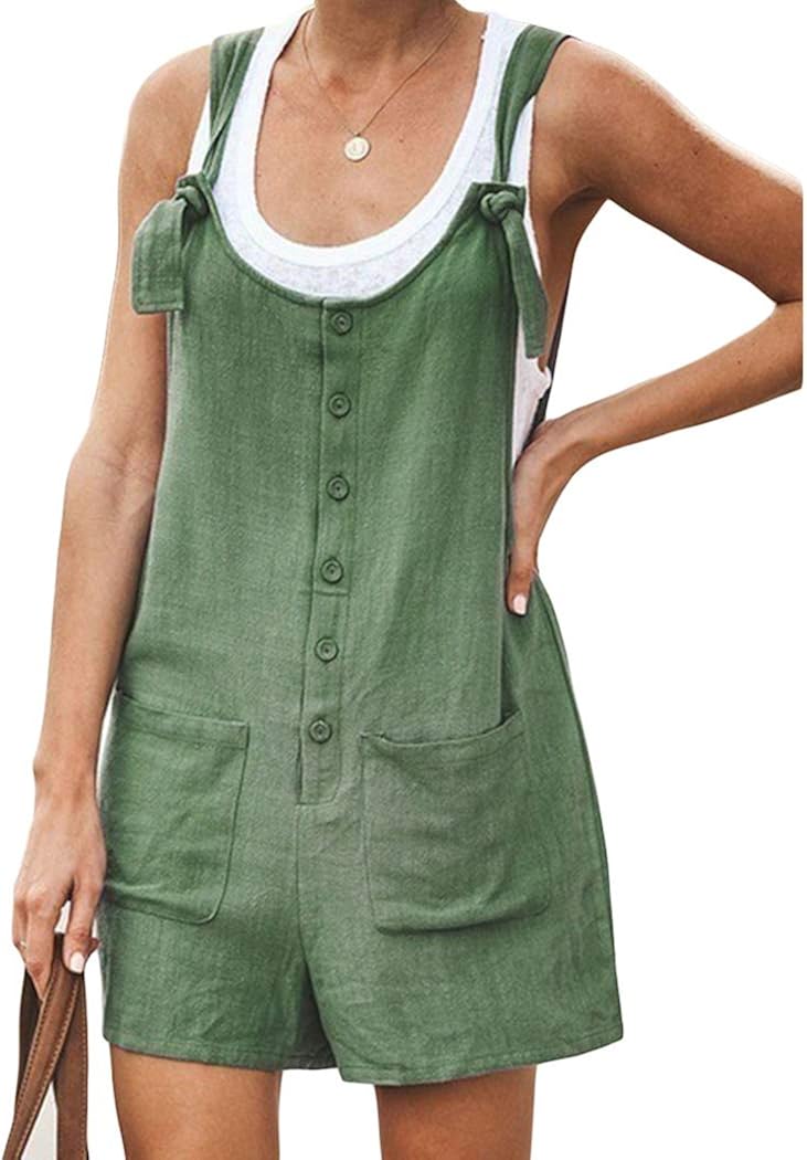 fashion casual loose solid color jumpsuits